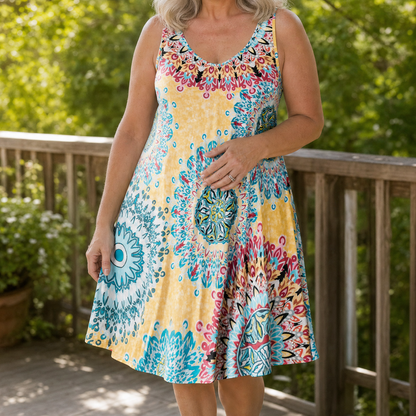 Flowy A-Line Sundress | Clova Women's Fashion