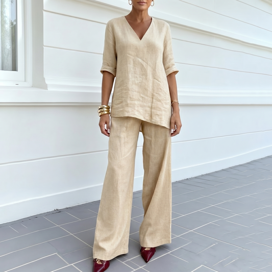 Asymmetric Co-Ord Set | Clova Women's Fashion
