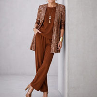 Elegant 3-Piece Pantsuit Set for Occasions | Clova Women's Fashion