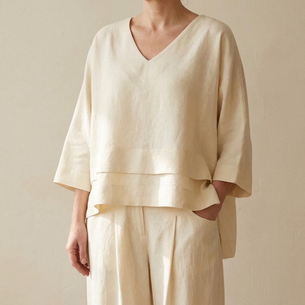 Asymmetric Two-Piece Set — View 2 | Clova