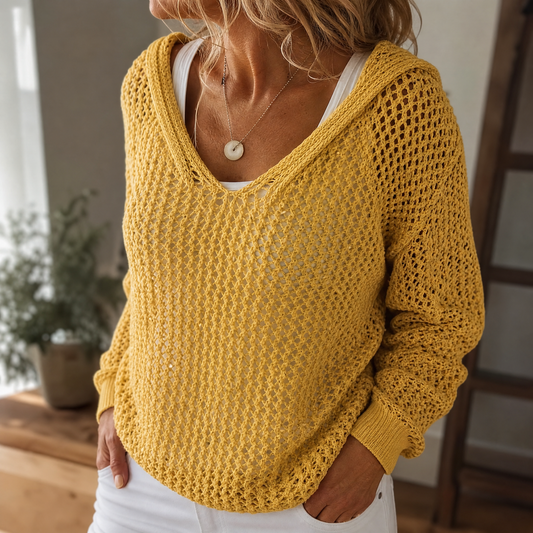 Knit Hooded Pullover for Easy Layering | Clova Women's Fashion