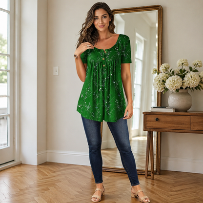 Flowy Floral Tunic for Everyday — View 3 | Clova