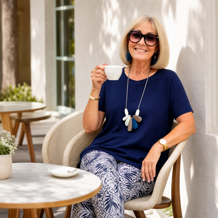 Effortless Coastal Two-Piece Set — View 3 | Clova