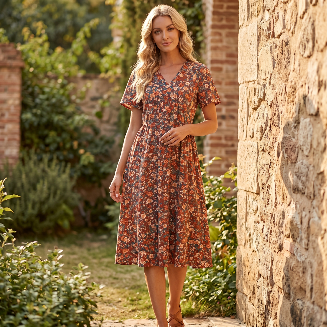 Flowy Floral Dress for Easy Summer Style — View 6 | Clova