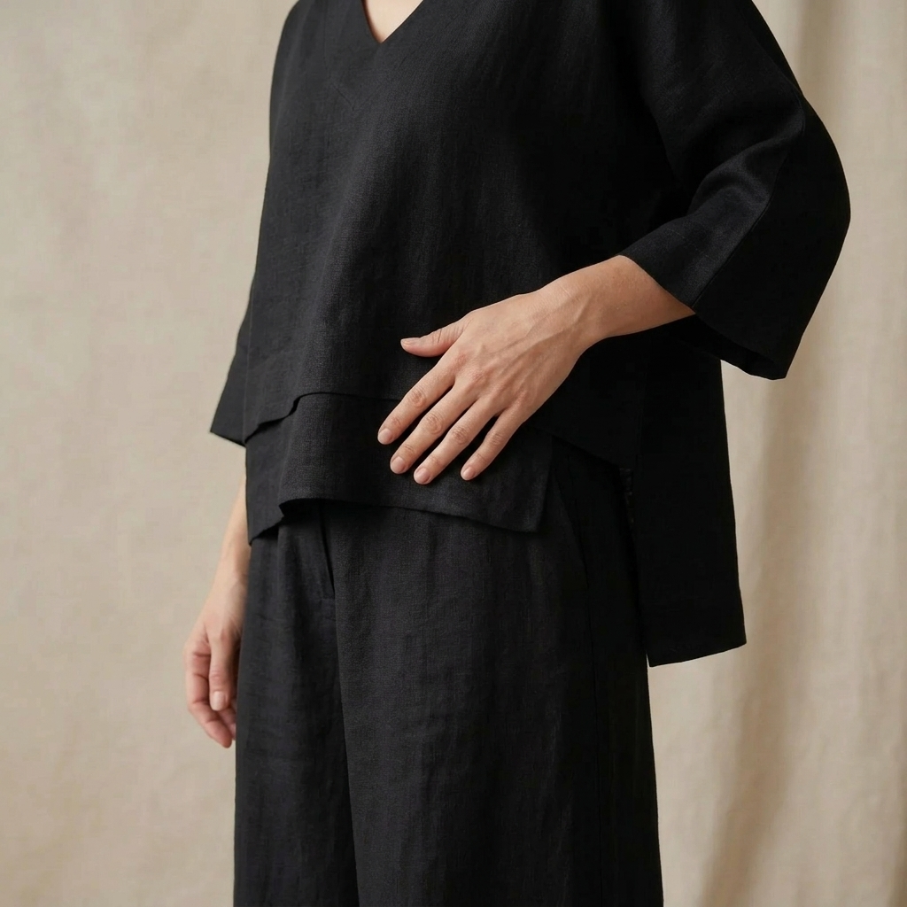 Asymmetric Two-Piece Set — View 5 | Clova