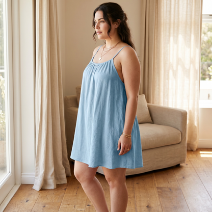 Summery Open-Back Sundress for Easy Summer Days — View 5 | Clova