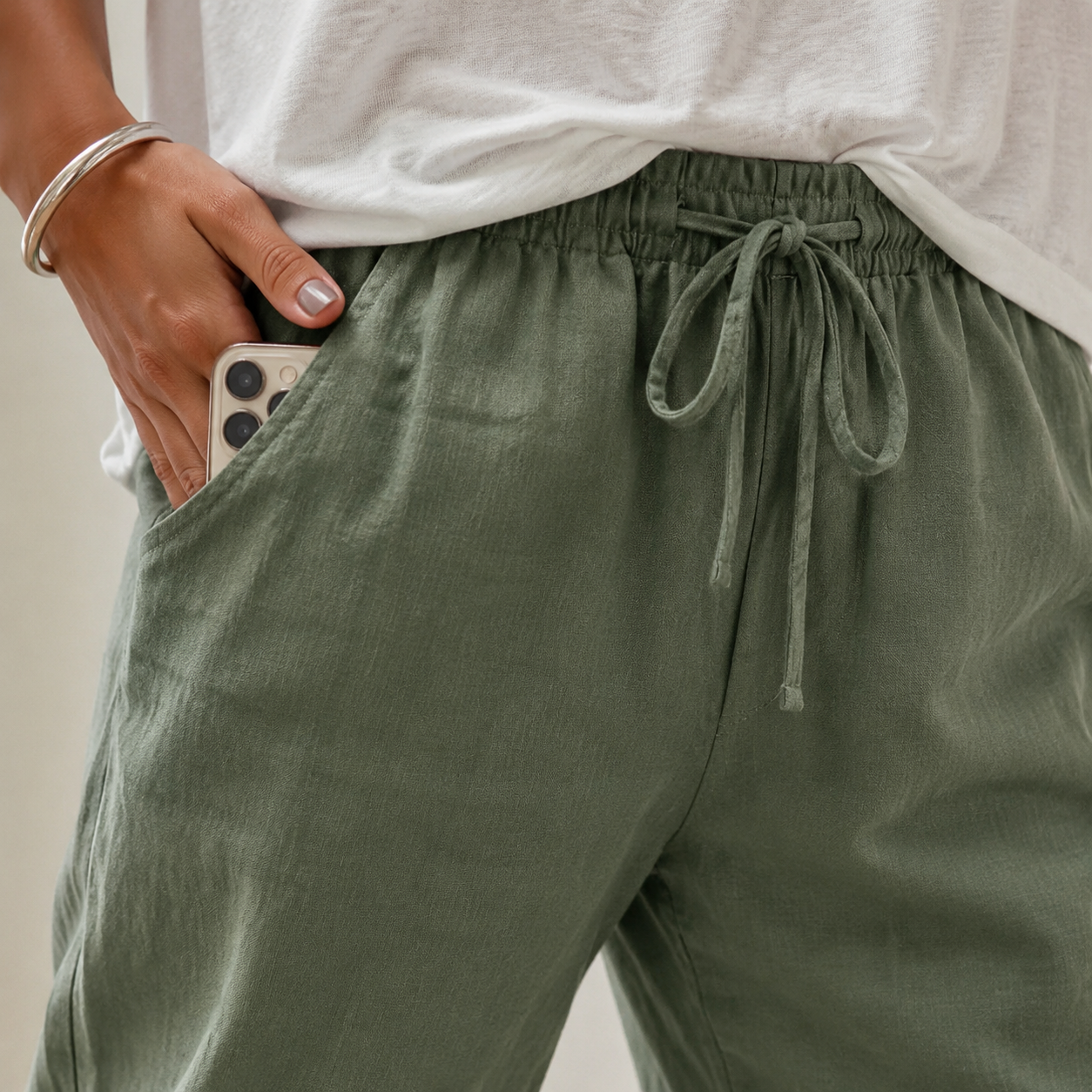 Lunaire Capri Pants for Effortless Summer Style — View 5 | Clova