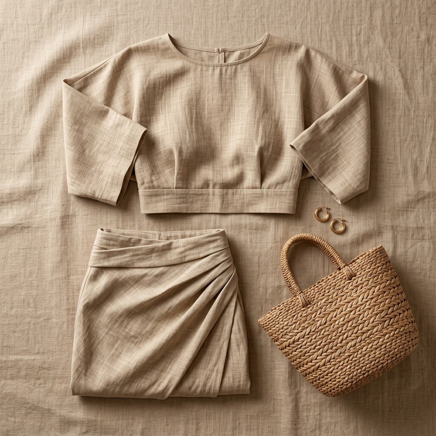 Lunavia Kimono Sleeve Two-Piece Set for Effortless Elegance — View 5 | Clova