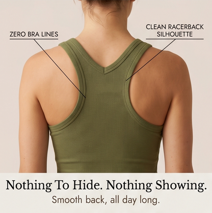 Built-In Bra Tank for Effortless Daily Wear — View 8 | Clova