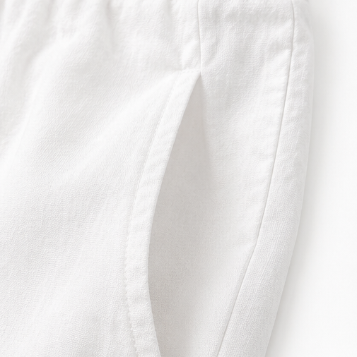 Lace Trim Drawstring Comfort Pants — View 16 | Clova