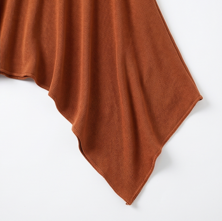 Flowy Handkerchief-Hem Knit Tunic — View 8 | Clova