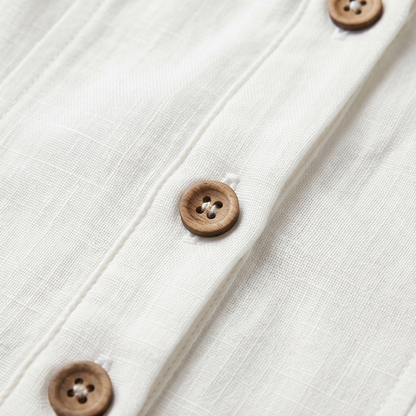 Wide-Leg Button Front Jumpsuit — View 13 | Clova