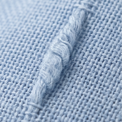 Effortless Henley Blouse — View 6 | Clova