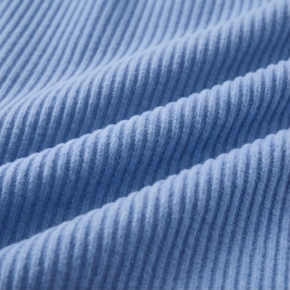 Ribbed Button-Up Henley Tunic — View 13 | Clova