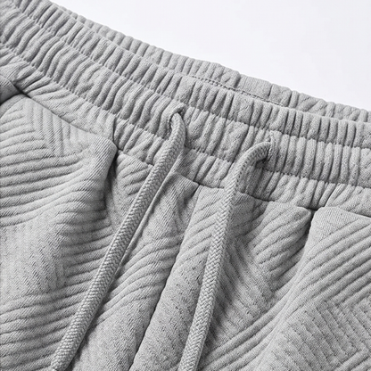 Textured Knit 2-Piece Lounge Set for Real Curves — View 14 | Clova