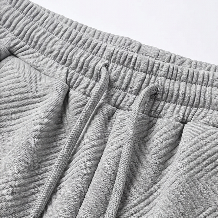 Textured Knit 2-Piece Lounge Set for Real Curves — View 14 | Clova
