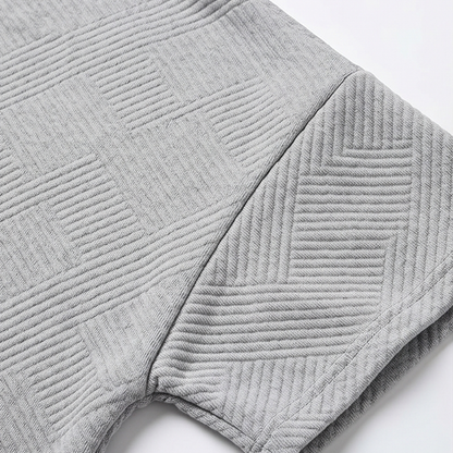 Textured Knit 2-Piece Lounge Set for Real Curves — View 15 | Clova