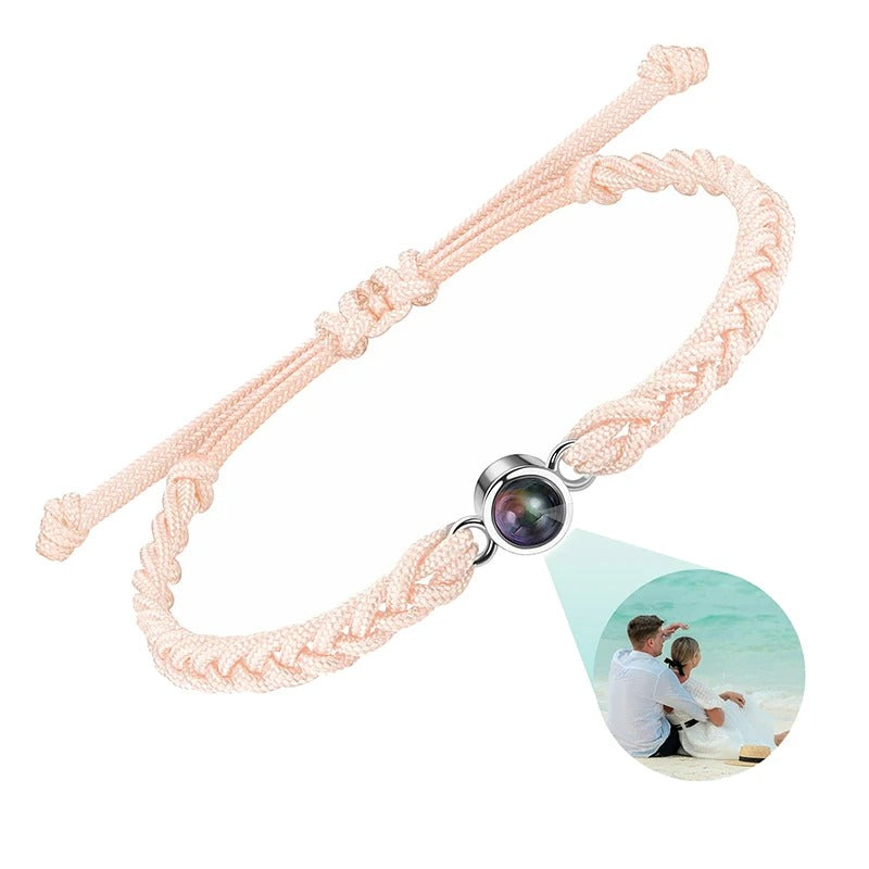 Personalized Circle Photo Bracelet