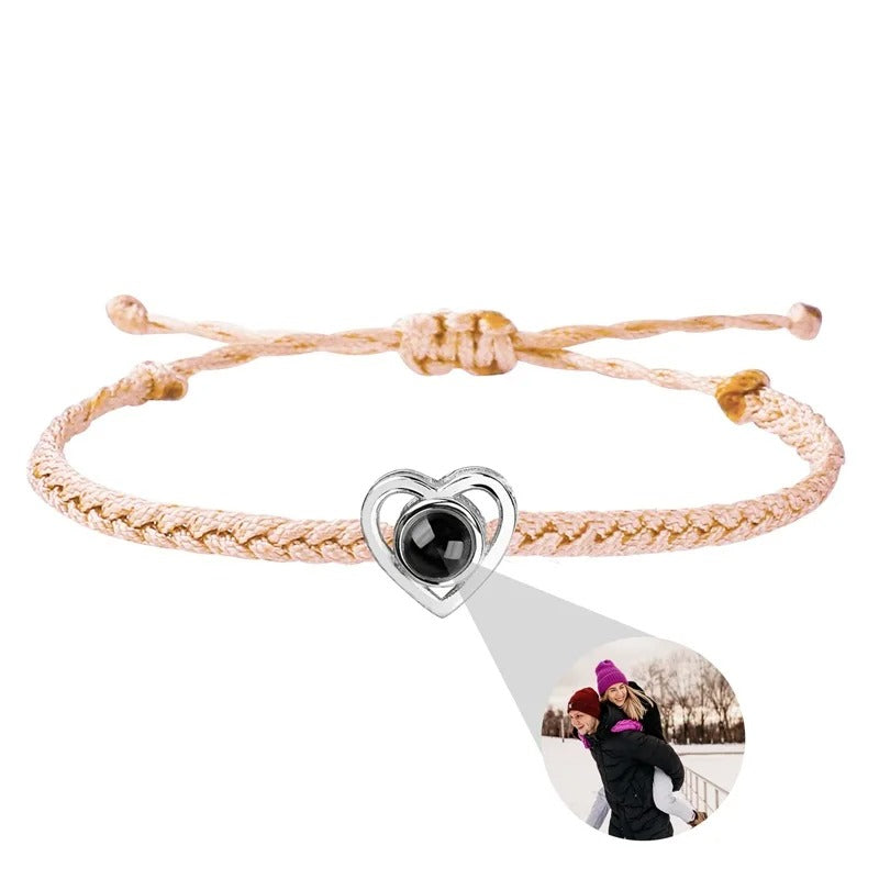 Personalized Circle Photo Bracelet