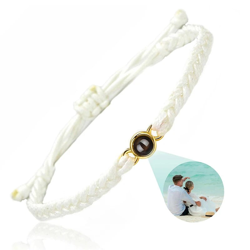 Personalized Circle Photo Bracelet