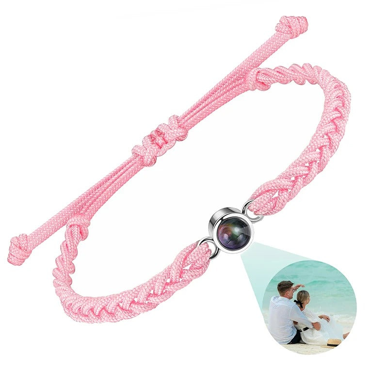 Personalized Circle Photo Bracelet