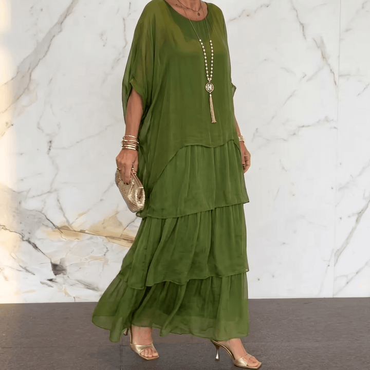 Elegant Tiered Dress for Events | Clova Women&
