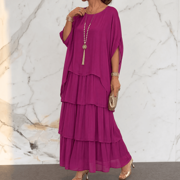 Elegant Tiered Dress for Events — View 12 | Clova