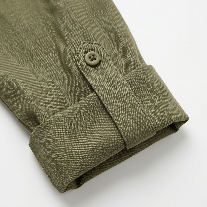 Effortless Maxi Shirt Dress with Pockets — View 9 | Clova