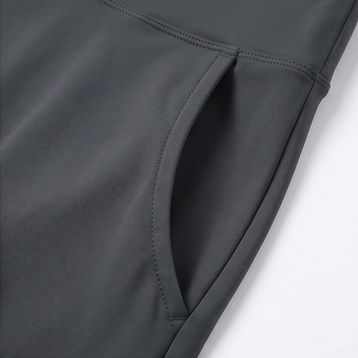 Knee-Length Skort with Built-In Shorts — View 13 | Clova
