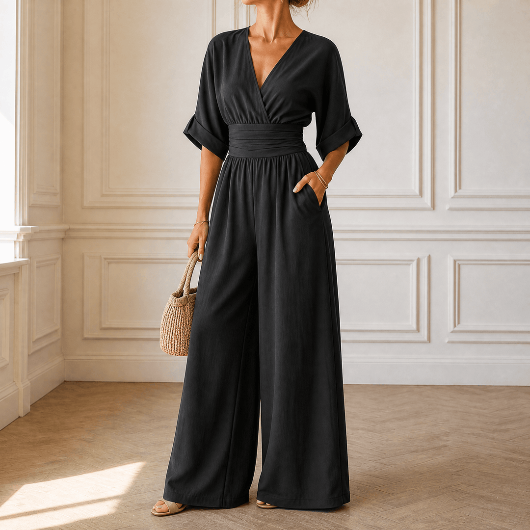 Elegant Wrap Jumpsuit — View 20 | Clova