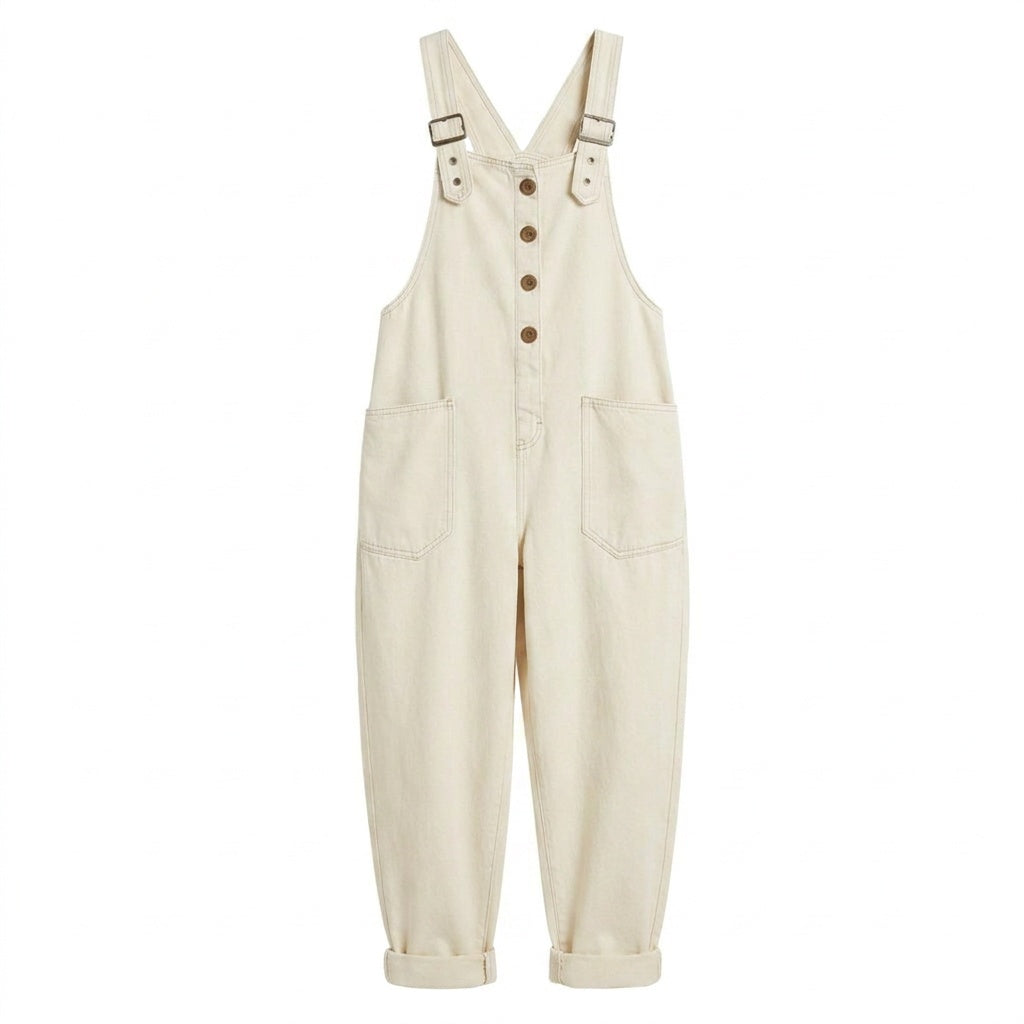 Relaxed Overalls with Pockets — View 13 | Clova