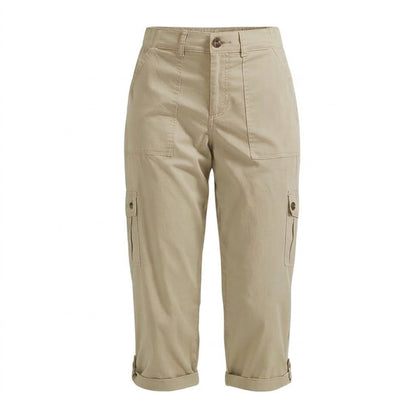 Comfortable Stretch Capri with Pockets — View 16 | Clova