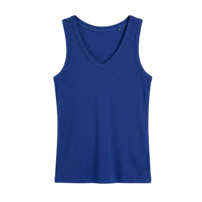 Ribbed V-Neck Tank — View 20 | Clova