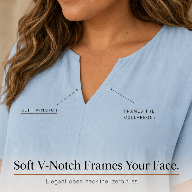 Relaxed Two-Piece Set with Wide-Leg Pants — View 6 | Clova