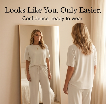 Soft Two-Piece Lounge Set — View 12 | Clova