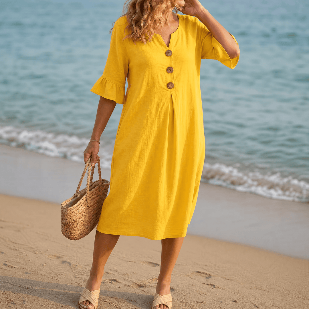 Breezy Summer Shift Dress — View 13 | Clova