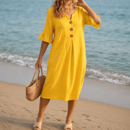 Breezy Summer Shift Dress — View 13 | Clova