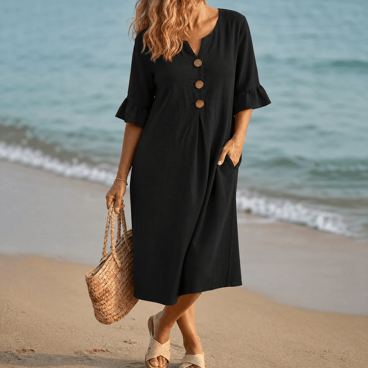 Breezy Summer Shift Dress — View 12 | Clova