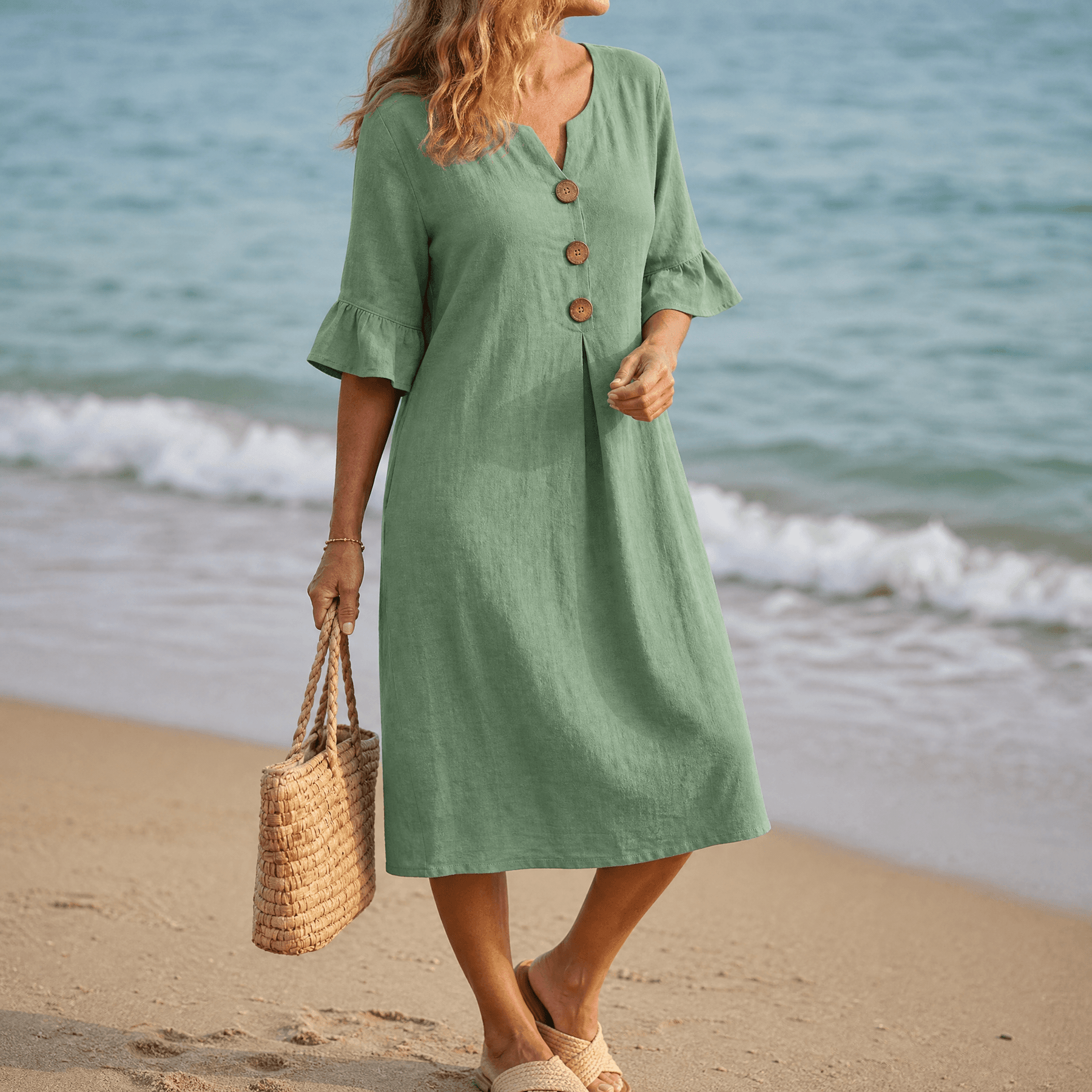 Breezy Summer Shift Dress — View 11 | Clova