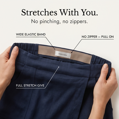 Wrap-Front Skort with Hidden Shorts — View 11 | Clova