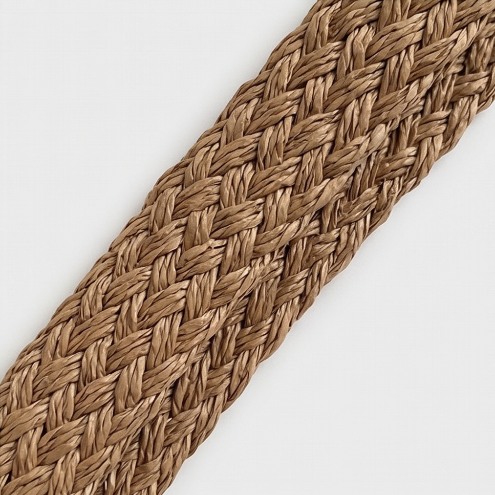 Handwoven Straw Tote with Zip Lining