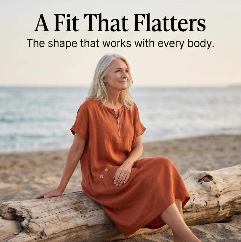 Breezy Summer Dress with Pockets — View 8 | Clova
