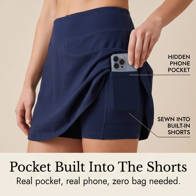 Matching Set with Built-In Shorts — View 5 | Clova