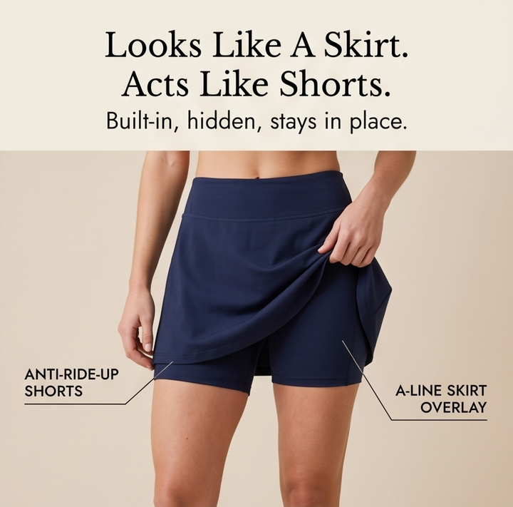 Matching Set with Built-In Shorts — View 6 | Clova