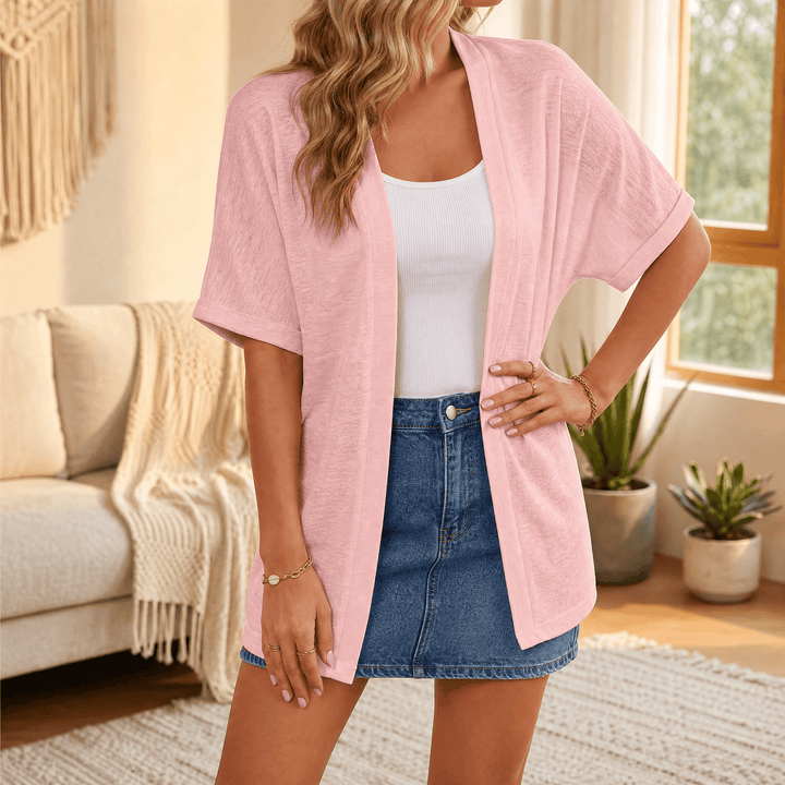 Breezy Open Summer Cardigan — View 12 | Clova