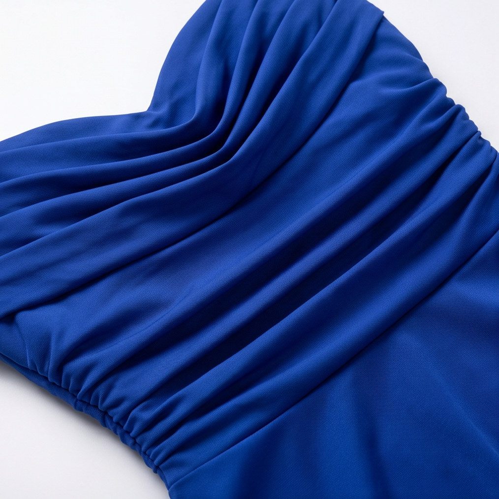 Ruched A-Line Mini Dress for Events — View 8 | Clova