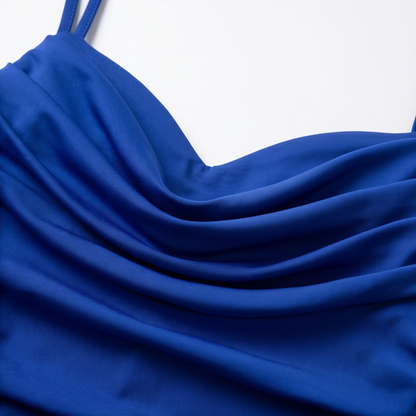Ruched A-Line Mini Dress for Events — View 7 | Clova