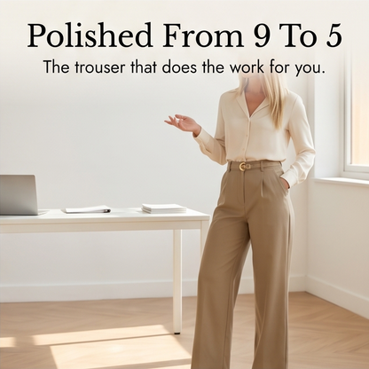 High-Waist Wide-Leg Trousers for Effortless Polish — View 9 | Clova