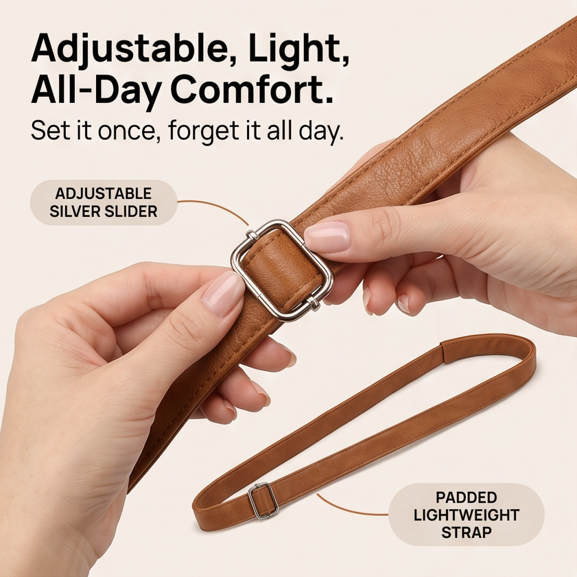 Multi-Pocket Crossbody Bag for Everyday Carry