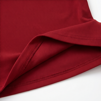 Ribbed V-Neck Tank — View 13 | Clova